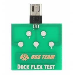 Dock para Prueba de Pin de Carga microUSB
