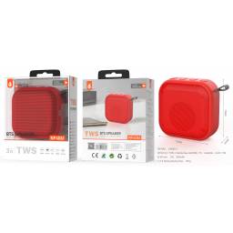 NF4061   Parlante Bluetooth  3W  Rojo  TWS/300mAh/FM/SD/USB/Aux  One +