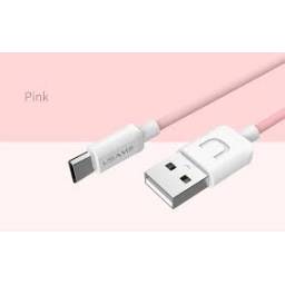 Cable de Datos USB-A a USB-C   1M / Rosado / U Turn Series  SJ099  USAMS