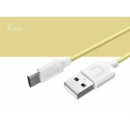 Cable de Datos USB-A a USB-C   1M / Amarillo / U Turn Series  SJ099  USAMS