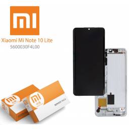 Display Xiaomi Mi Note 10 Lite Comp Blanco c/Marco   Original (5600030F4L00)