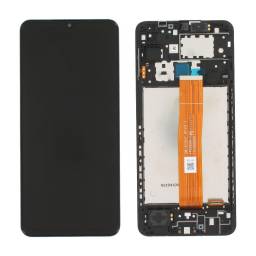 Display Samsung A125/A12 Comp. c/Marco Negro (GH82-24491A)