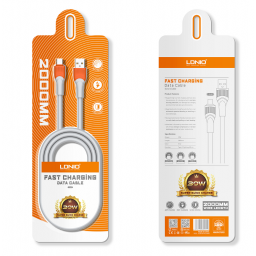 LS602   Cable de Datos  USB A a Micro USB  30W  2M  LDNIO