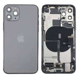 Carcasa Completa Apple iPhone 11 Pro Negro con Conector de Carga y otras partes Carcasa Completa Apple iPhone 11 Pro Neg