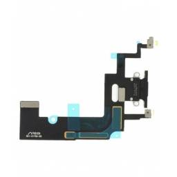 Flex Apple iPhone Xr Conector de Carga Negro