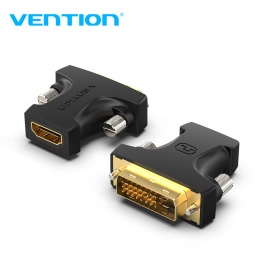 Adaptador HDMI a DVI (24+1)   Hembra/Macho / Negro  AILB0  Vention