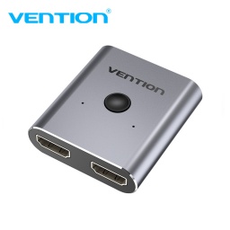 Switch Bidireccional   2 Puertos HDMI  Plateado  AFUH0  Vention