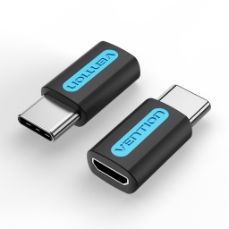 Adaptador USB-C a USB-B 2.0 B   Macho/Hembra / PVC / Negro  CDXB0  Vention