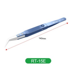 Pinza Recta Cermica de Precisin   Aleacin de Titanio  RT-15E  Relife