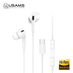 Manos Libres Stereo Tipo C EP-41   1.2M / Blanco  SJ452  USAMS