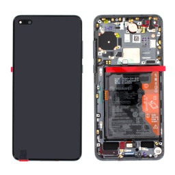 Display Huawei P40 Comp cMarco + Batera Negro   Original (02353MFA)