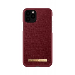 Saffiano Case Apple iPhone 11Pro/XS/X   Burgundy  Ideal of Sweden