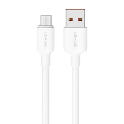 SJ608   Cable de Datos U84  Micro USB  2M  2A  Blanco  USAMS