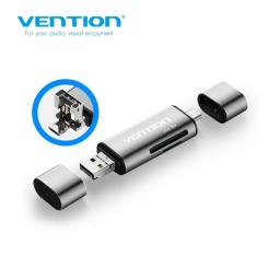 Lector de Tarjetas Multifuncin   USB 2.0 / Gris  CCJH0  Vention