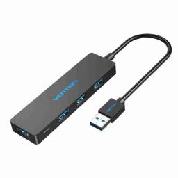 CHLBB HUB USB-C   4 puertos USB 3.0   0.15M  Cfuente alimentacion Negro  Vention