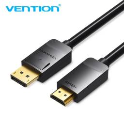 Cable DP a HDMI   1.5M  Negro  HADBG  Vention