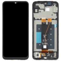 Display Samsung A146P/A14 Comp. c/Marco  Negro (GH82-23640A) Conector Chico