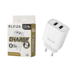 Cargador BLOOX 2.4A   2 USB  Sin Cable