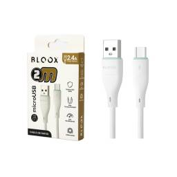 Cable de Datos BLOOX USB A a microUSB   PVC  200cm