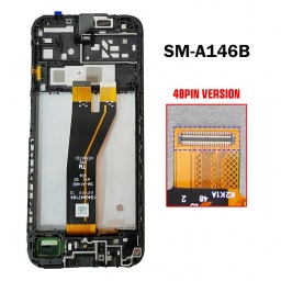 Display Samsung A146B/ A14 5G Comp. c/Marco Negro OLED