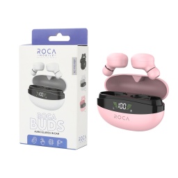 Auricular Bluetooth TWS Roca BUDS Rosado (RC-TWS-RBPR)