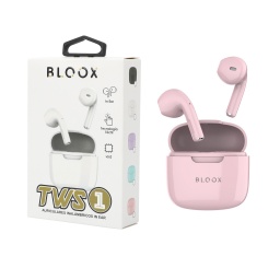 Auricular Bluetooth TWS Bloox TWS_01 Rosado (BL-TWS-01RO)