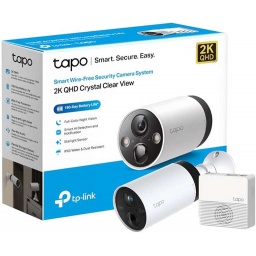 Cmara Seguridad Exterior TAPO C420S1 + Hub   c/Batera  2K  WiFi  TP-LINK
