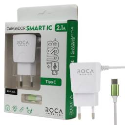 Cargador Inteligente ROCA 2.1A   1 USB  Tipo C (RC-TC-C21)
