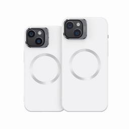 BH858   Case  Apple iPhone 15 6.1  TPU Magntico  Blanco  Geyue Series  USAMS