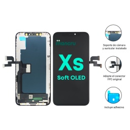 Display Apple iPhone Xs (Soft OLED) Comp. Negro