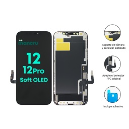 Display Apple iPhone 1212 Pro (Soft OLED) Comp. Negro   IC Removible