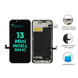 Display Apple iPhone 13 Mini SIN IC (Incell High End) Comp. Negro