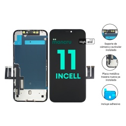 Display Apple iPhone 11 (Incell High End) Comp. Negro   IC Removible