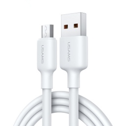 Cable de Datos U84   Micro USB  0.5M  2.4A  Blanco  SJ623 USAMS