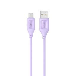SJ620   Cable de Datos  USB A a Micro USB  Lila  USAMS