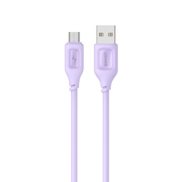 SJ620   Cable de Datos  USB A a Micro USB  Lila  USAMS