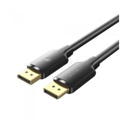 Cable DP   Macho/Macho / 4K HD / 1.5M / Negro  HAKBG  Vention