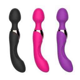 Doble Vibrador para Masajes Estimulador Punto G YS-BE113   Negro  Adultos