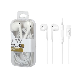 Manos Libres Stereo BLOOX TO GO FreeC   Tipo C  Blanco (tipo iPhone)  Universal