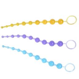 Varita Anal Inexpulsabe de Silicona YS-BE014   Amarillo  Adultos