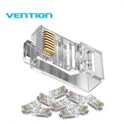 Plug RJ45   Cat.6 UTP / 10 Unidades / Transparente  IDDR0-10  Vention