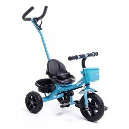 Triciclo con Gua Extrable y Canasto 1701  Azul  Tinok