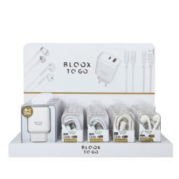 Exhibidor BLOOX TO GO de Mostrador Completo 29 art   31.5x26cm