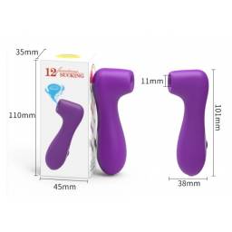 Succionador de Clitoris Pequeo Recargable YS-BE111   Violeta  Adulto