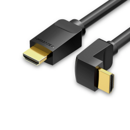 Cable HDMI   Angulo Recto 90 / 1.5M / Negro  AARBG  Vention