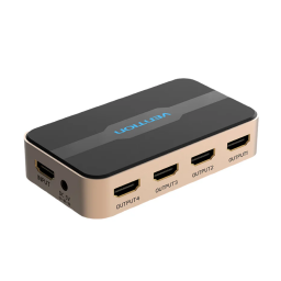 Divisor HDMI 1 en 4   4K30Hz  PlateadoNegro  ACCG0-EU  Vention