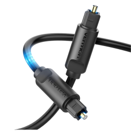 Cable de Audio de Fibra Optica   2M  Negro  BAEBH  Vention