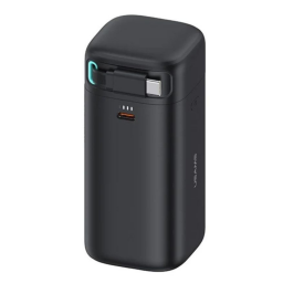 Power Bank   18000mAh  PD45W  Cable Retrctil Magntico Tipo C  Negro  CD216 USAMS