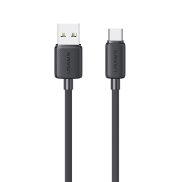 SJ688   Cable de Datos USB A a Tipo C  3A  1M  Negro  USAMS