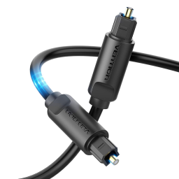 Cable de Audio de Fibra Optica   3M / Negro  BAEBI  Vention